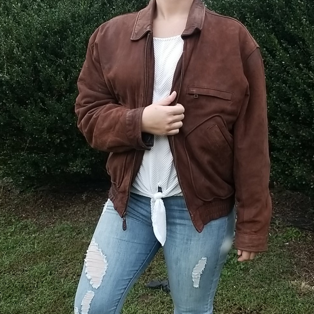 VINTAGE Banana Republic Leather Coat